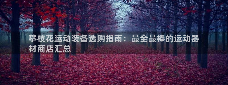 富联娱乐靠 58534I 富联：攀枝花运动装备选购指