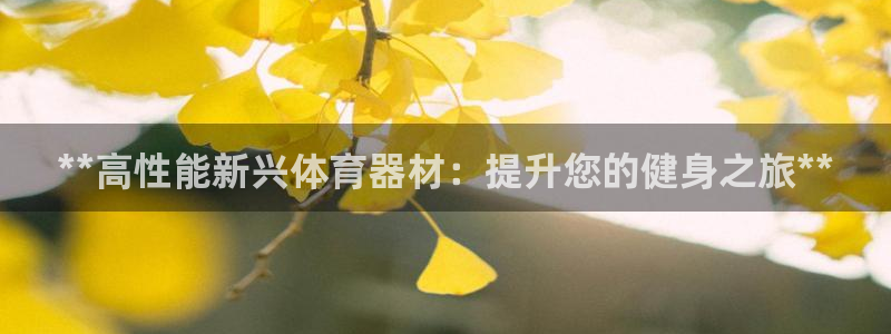 富联平台开户流程：**高性能新兴体育器材：提升您的健