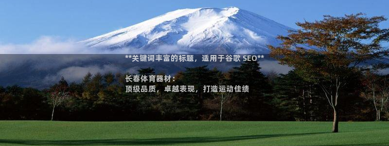 富联平台网站官网：**关键词丰富的标题，适用于谷歌 