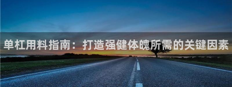 富联平台用户登陆不了：单杠用料指南：打造强健体魄所需