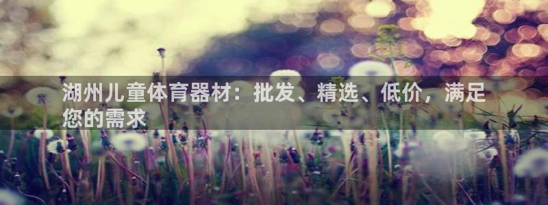 富联平台奇7O777：湖州儿童体育器材：批发、精选、