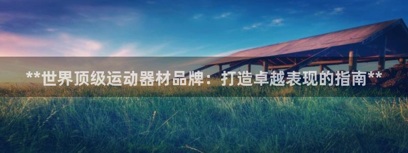 富联娱乐平台怎么样可靠吗：**世界顶级运动器材品牌：