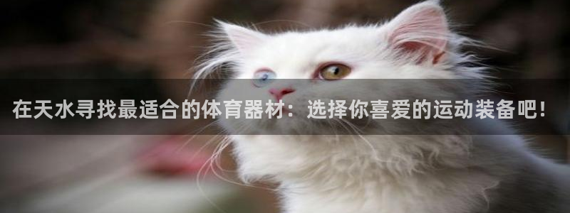 富联平台招商电话：在天水寻找最适合的体育器材：选择你