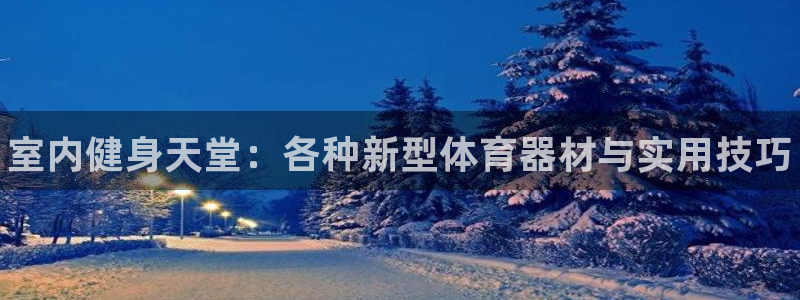 富联娱乐总代：室内健身天堂：各种新型体育器材与实用技